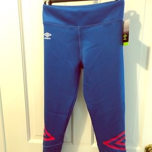 Umbro Girl’s Side Leg Diamond Logo Leggings
